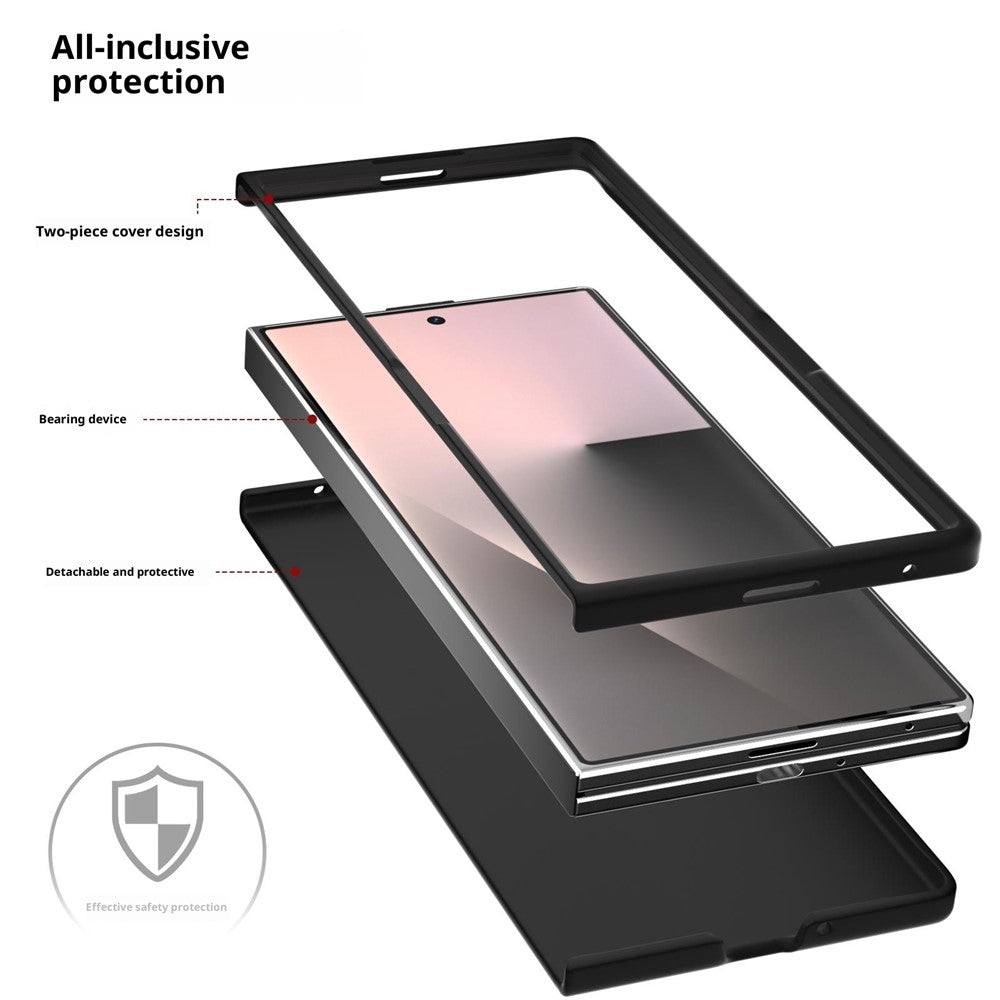 ABEEL Star Series For Samsung Galaxy Z Fold7 5G Case Genuine Cow Leather + PC Phone Cover