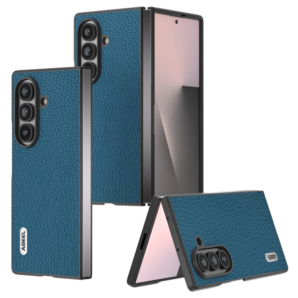 ABEEL Star Series For Samsung Galaxy Z Fold7 5G Case Genuine Cow Leather + PC Phone Cover