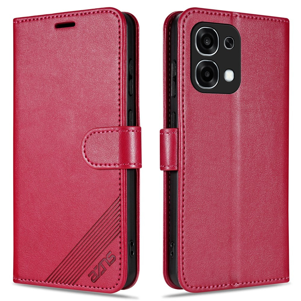 AZNS For Oppo F31 5G Case Anti-Scratch PU Leather Stand Wallet Phone Cover