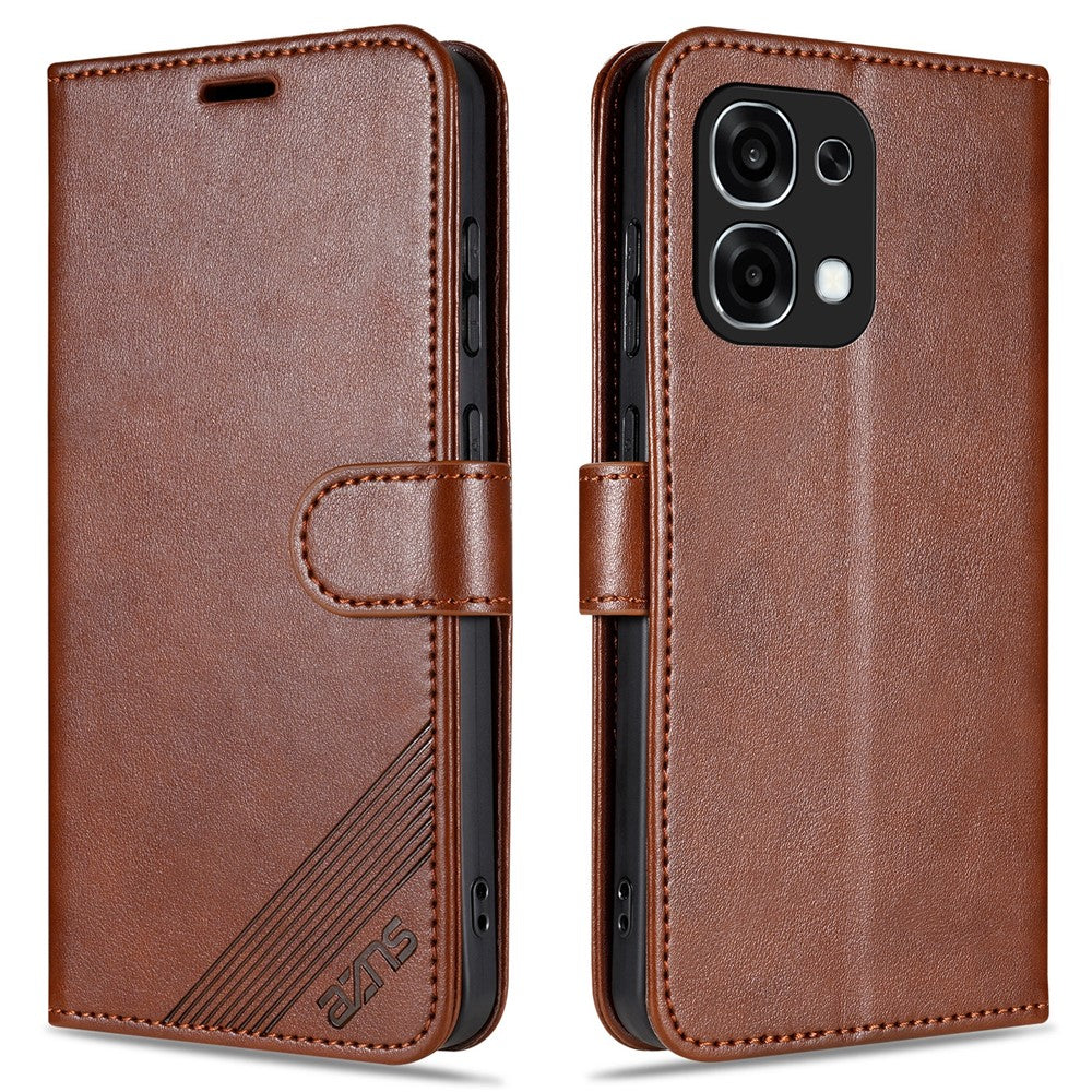 AZNS For Oppo F31 5G Case Anti-Scratch PU Leather Stand Wallet Phone Cover