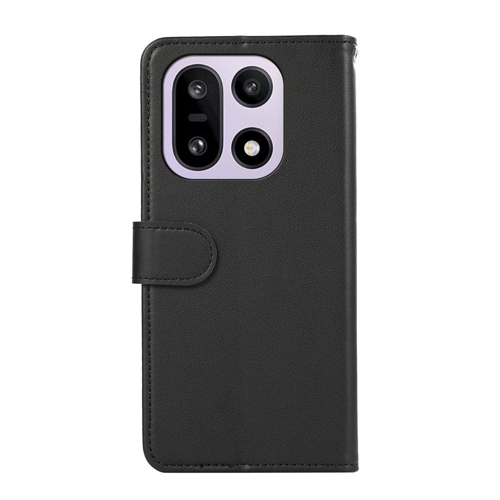 For OnePlus 15 5G Case RFID Blocking Flip Leather Phone Cover