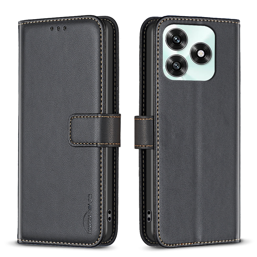 For Honor X5c 4G / Honor X5c Plus 4G Phone Case BINFEN COLOR BF17 Wallet Folio Flip Leather Cover