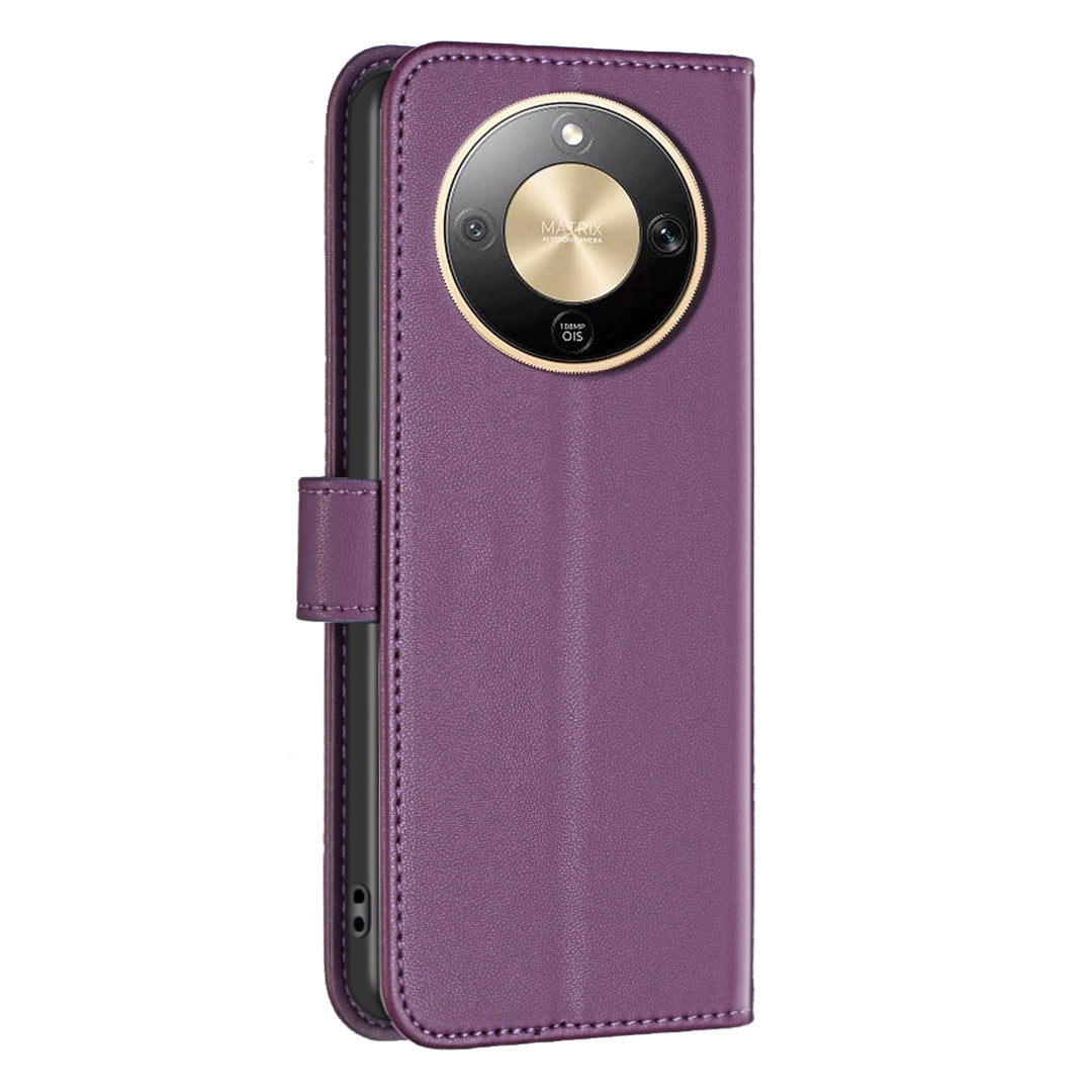 Étui portefeuille en cuir à rabat pour téléphone For Honor X9d 5G, couleur Binfen BF17