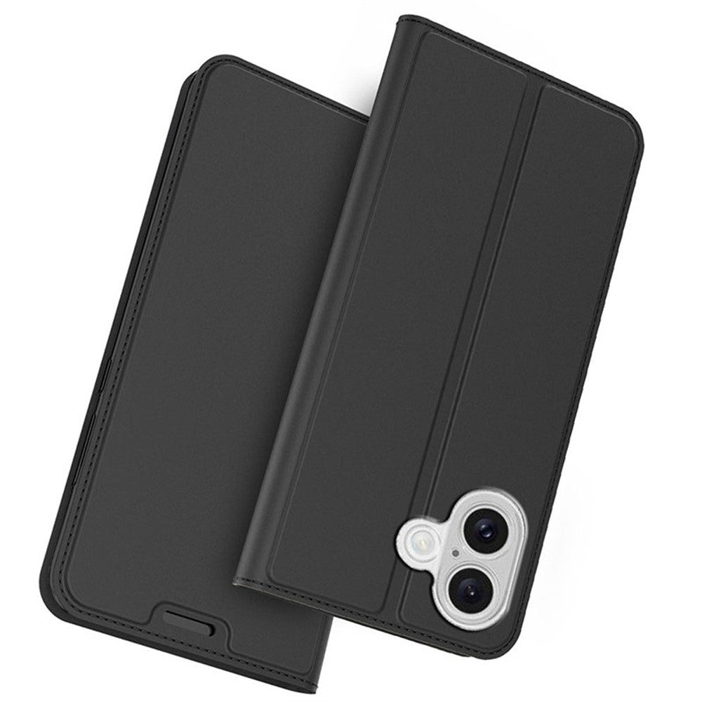 For 	iPhone 17 Case PU Leather Phone Cover with Card Holder Stand