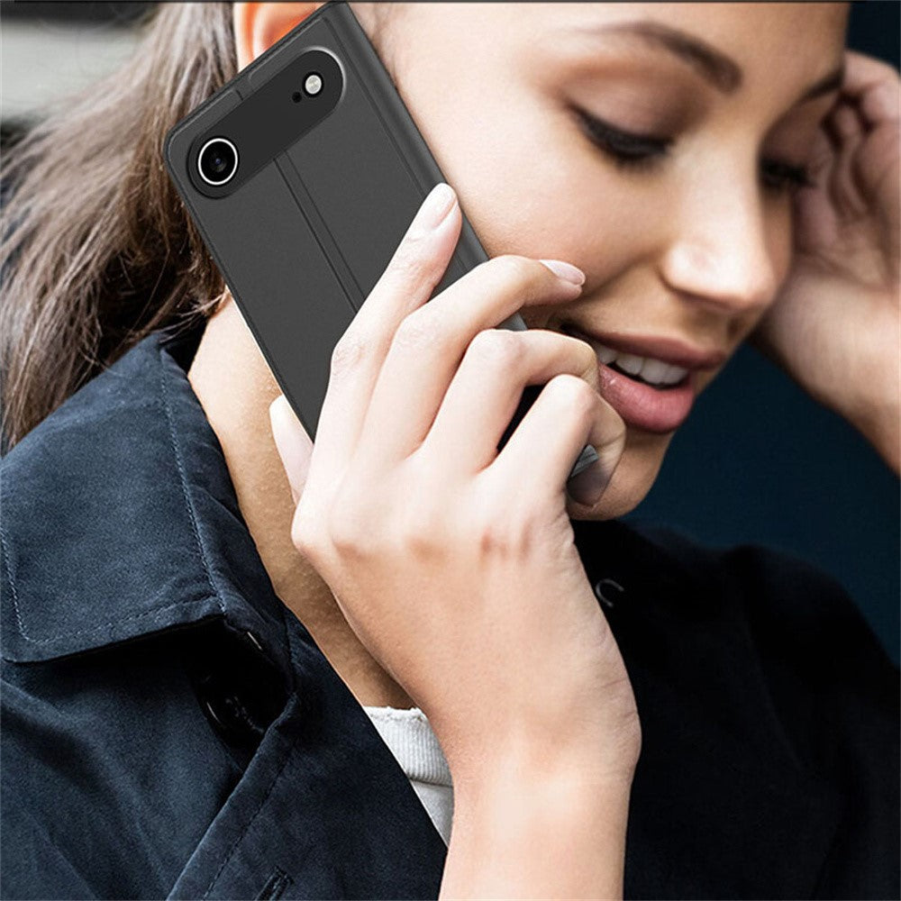 For iPhone Air Case PU Leather Phone Cover with Card Holder Stand