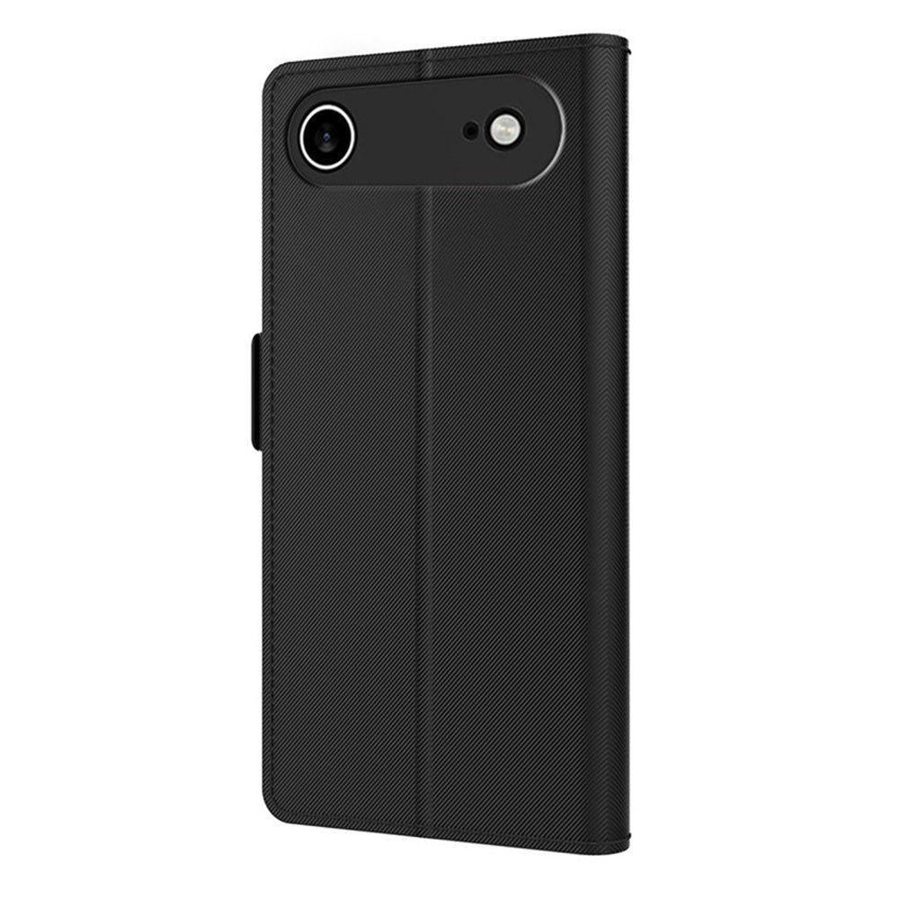 For iPhone Air Case Stand PU Leather Phone Cover Card Holder Mirror