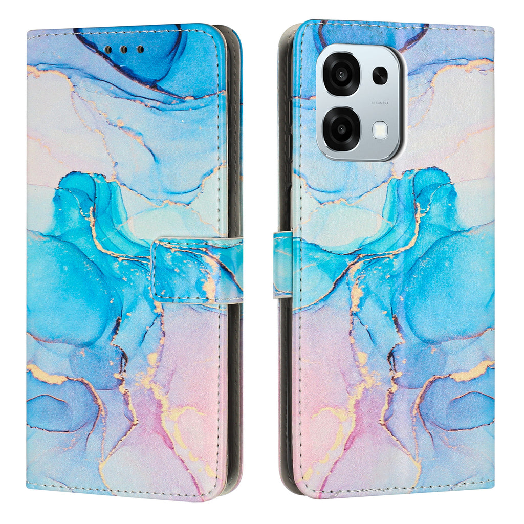For Oppo A6 Pro 5G / Oppo A6 Pro 4G / Oppo F31 5G Stand Case Marble Pattern PU Leather Wallet Phone Cover