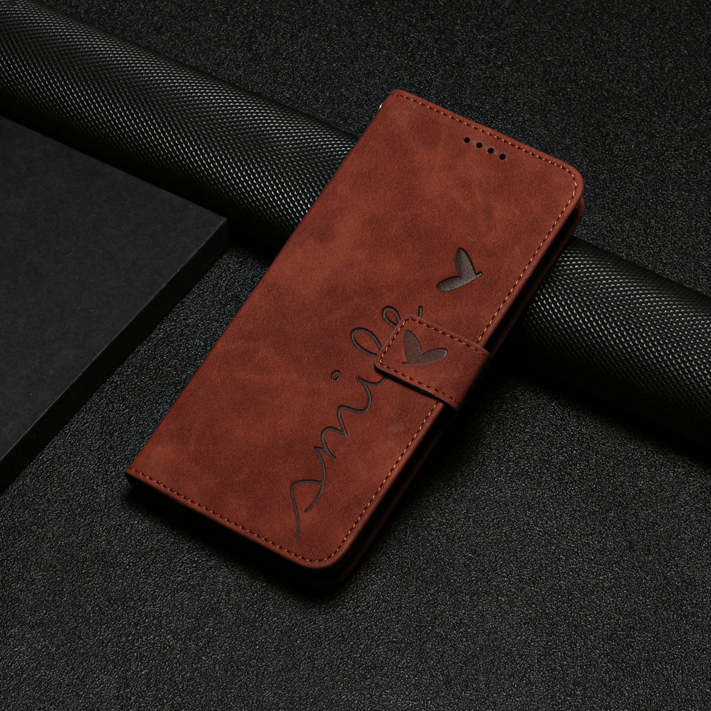 For Oppo A6 Pro 5G / Oppo A6 Pro 4G / Oppo F31 5G Stand Case PU Leather Phone Cover Imprinted Heart Pattern