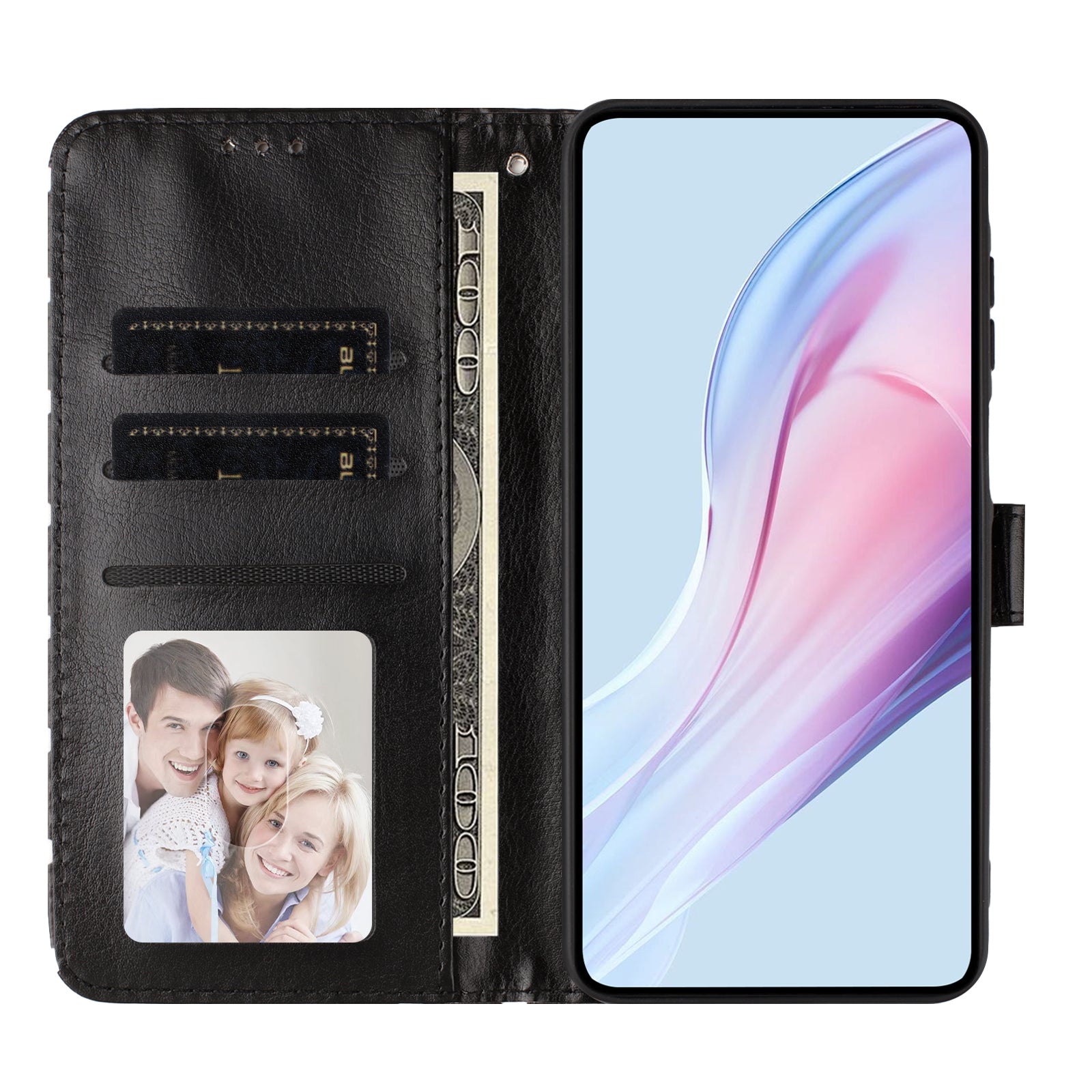 For Samsung Galaxy A26 5G / Galaxy A17 5G Leather Case Polka Dot Pattern Wallet Stand Folio Phone Cover