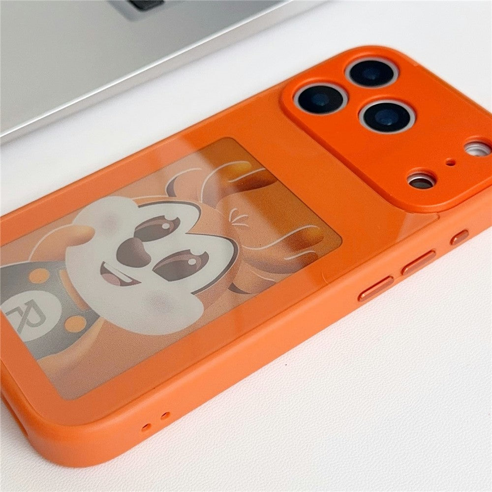 For iPhone 17 Pro Smart E-Ink Phone Case 4 Color HD 4 inch Display NFC DIY Customized Screen