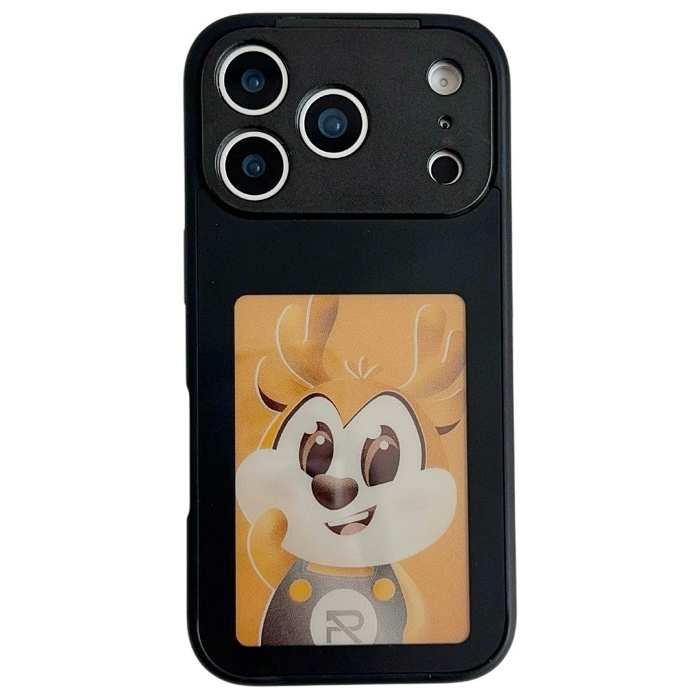 For iPhone 17 Pro Smart E-Ink Phone Case 4 Color HD 4 inch Display NFC DIY Customized Screen