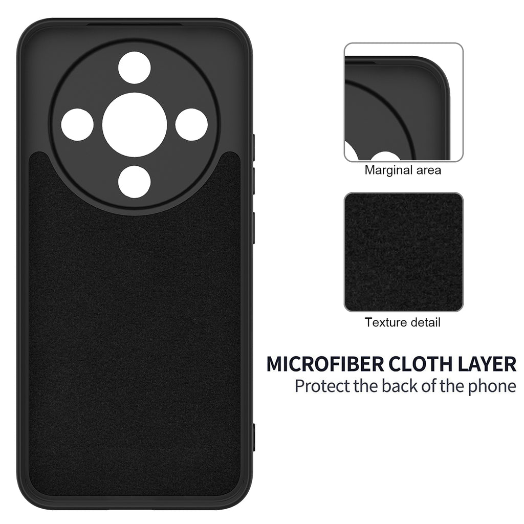 For Honor X70 5G / Honor X9d 5G Liquid Silicone Case Phone Back Cover with Hand Strap