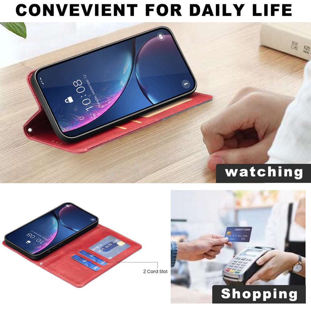 For Samsung Galaxy S26 Pro Case Card Slots Geometry Imprint Leather Phone Cover