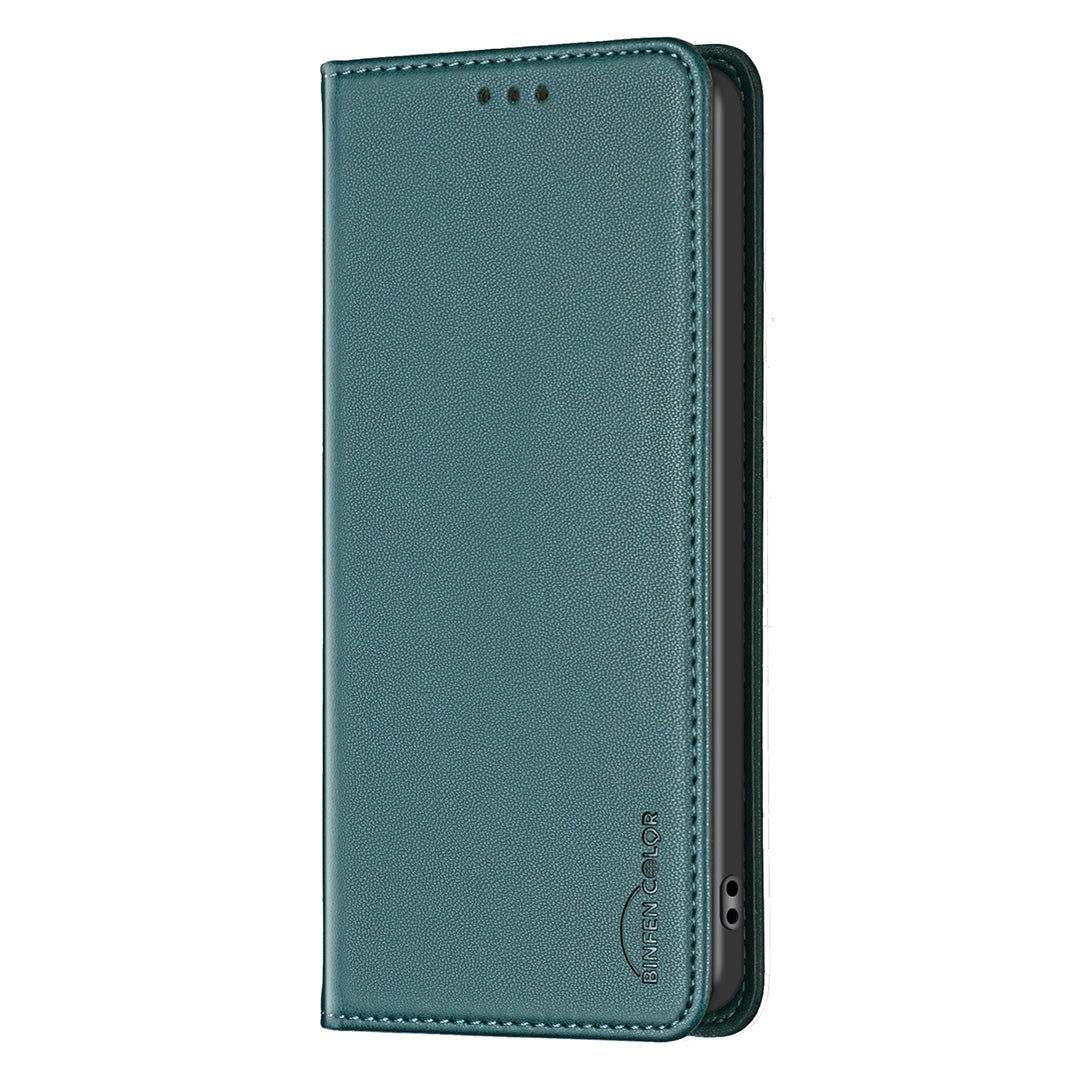 For Samsung Galaxy S26 Pro Leather Case BINFEN COLOR BF18 Phone Stand Cover with Card Slots