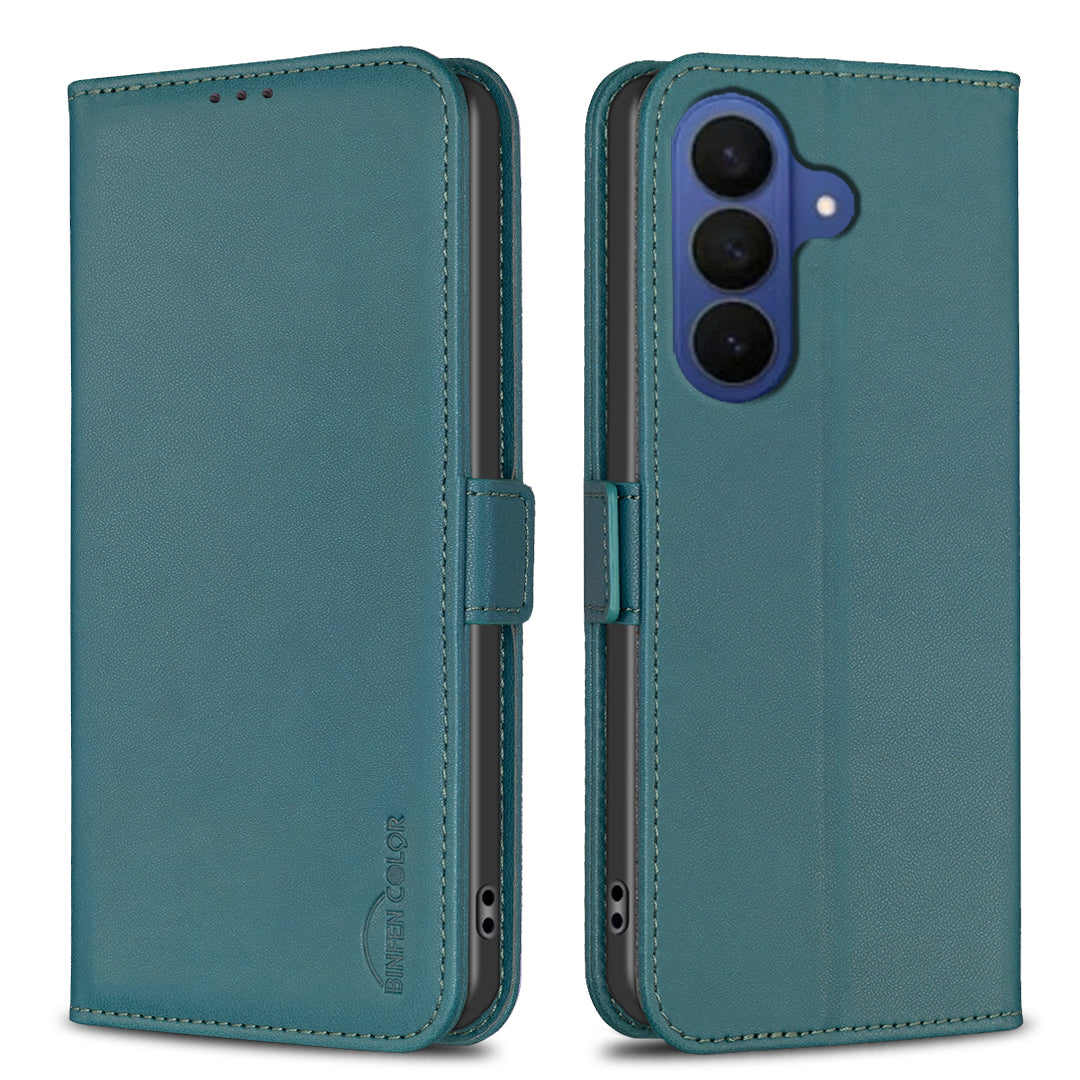 For Samsung Galaxy S26 Pro Case BINFEN COLOR BF31  PU Leather Flip Folio Phone Wallet Cover