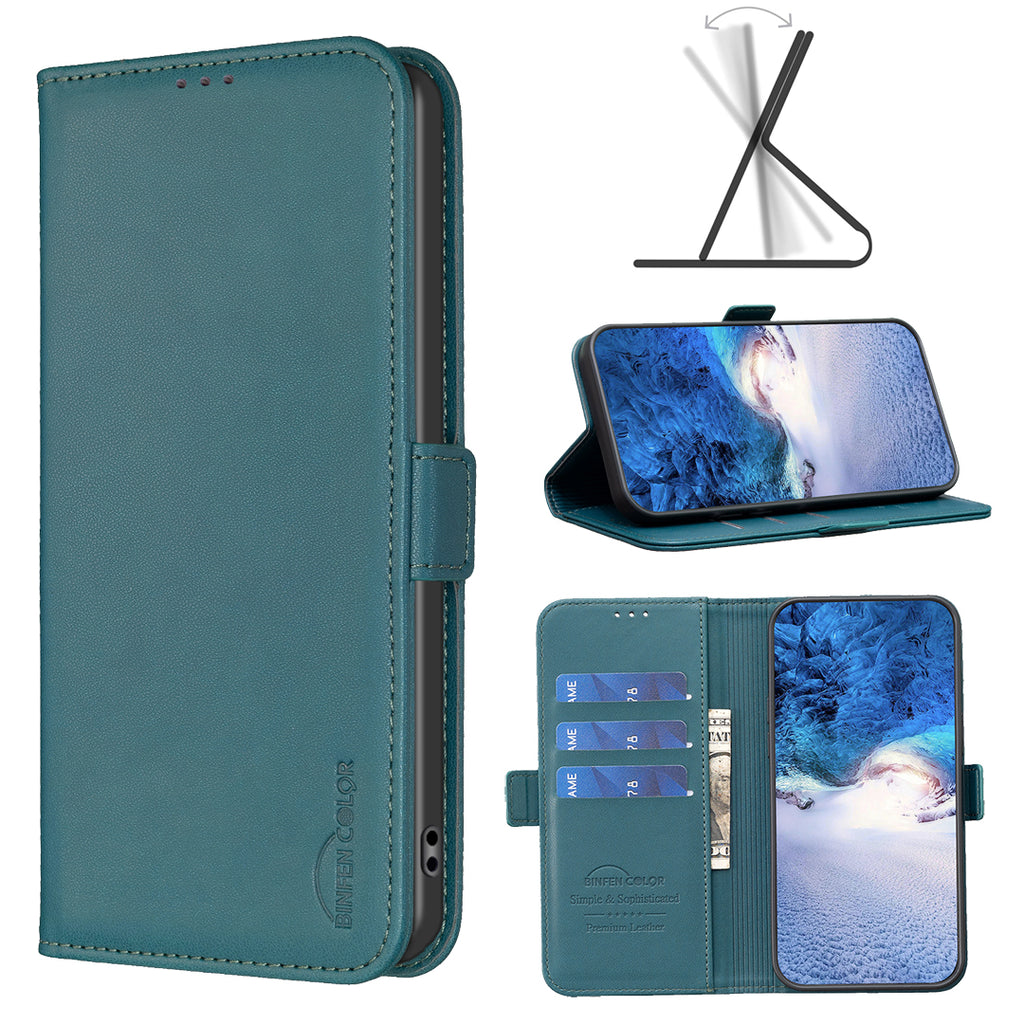 For Samsung Galaxy S26 Ultra Case BINFEN COLOR BF31  PU Leather Flip Folio Phone Wallet Cover