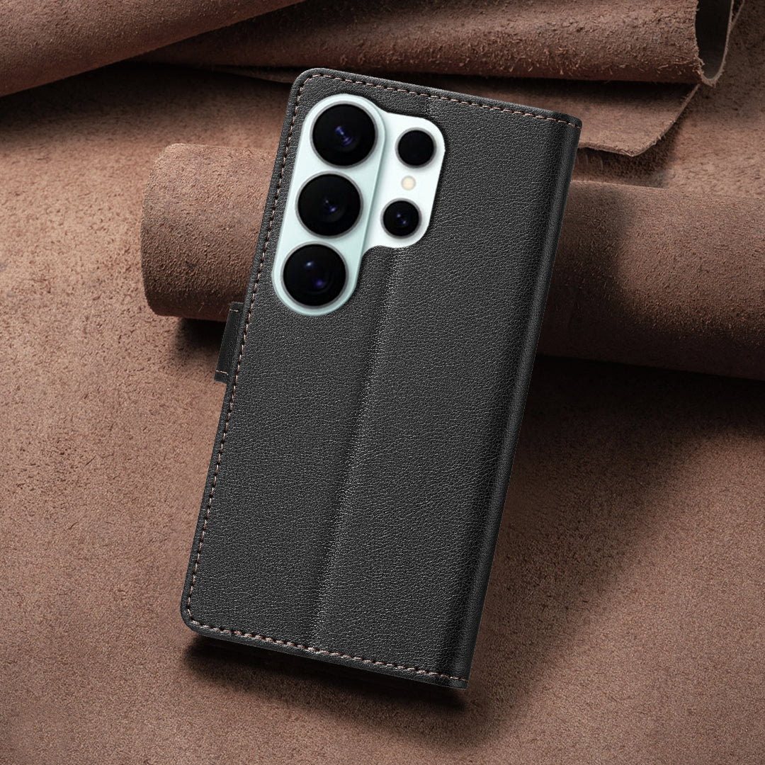 For Samsung Galaxy S26 Ultra Leather Case BINFEN COLOR BF32 Wallet RFID Blocking Phone Cover