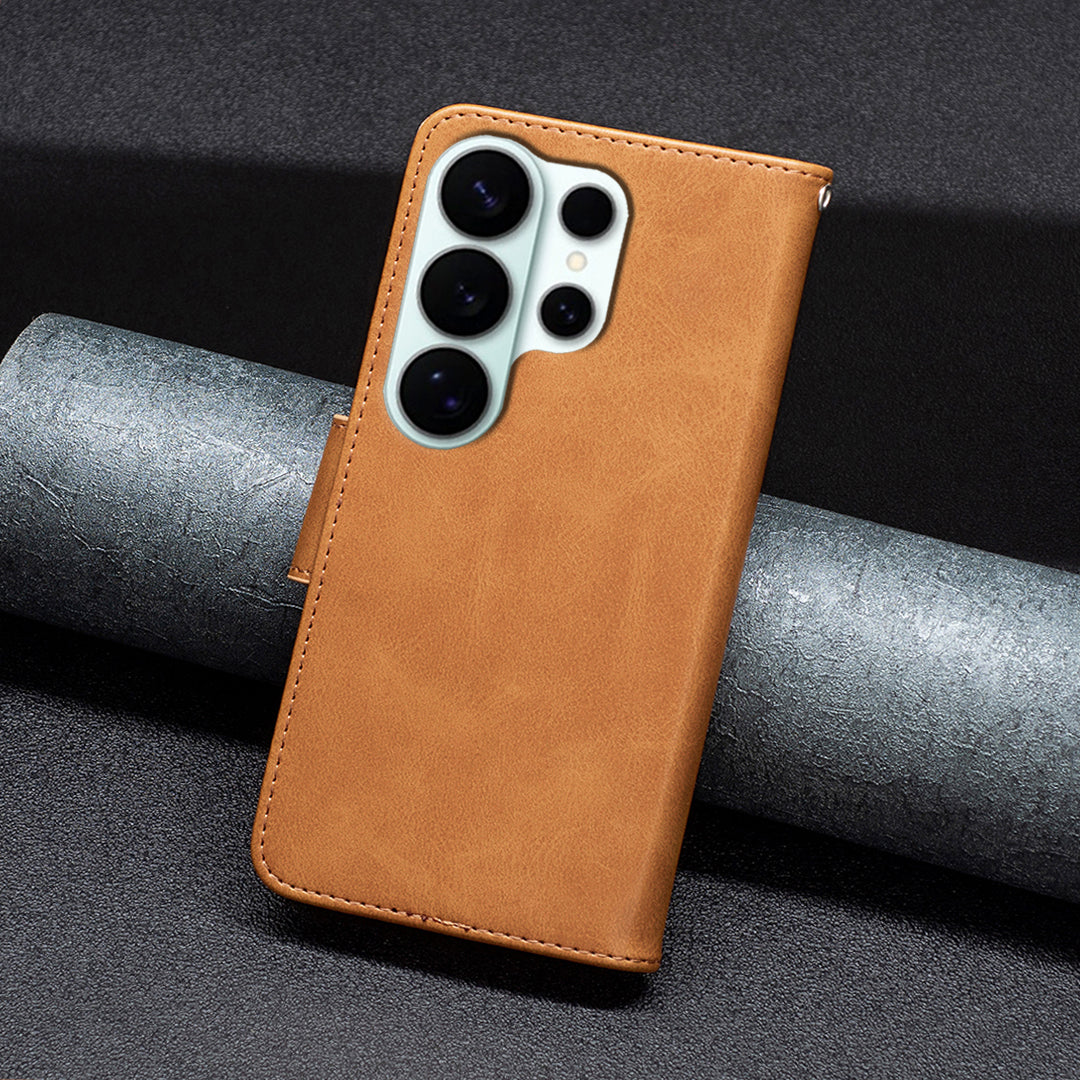 For Samsung Galaxy S26 Ultra Case Shockproof PU Leather Cover with Wallet Card Slots