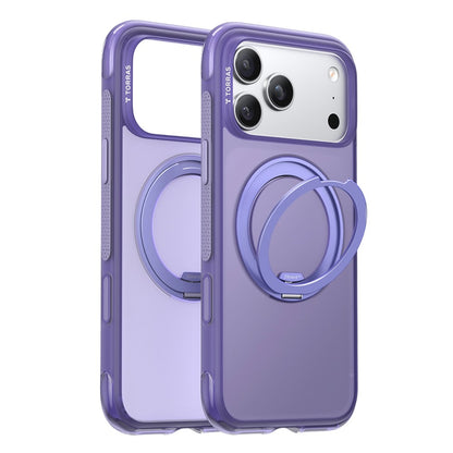 TORRAS Ostand O3 Air Series for iPhone 17 Pro Max Case Compatible with MagSafe Ring Kickstand TPU PC Phone Cover