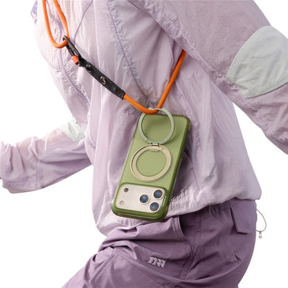 TORRAS Ostand O3 Air Series for iPhone 17 Pro Case Compatible with MagSafe Ring Kickstand TPU PC Phone Cover