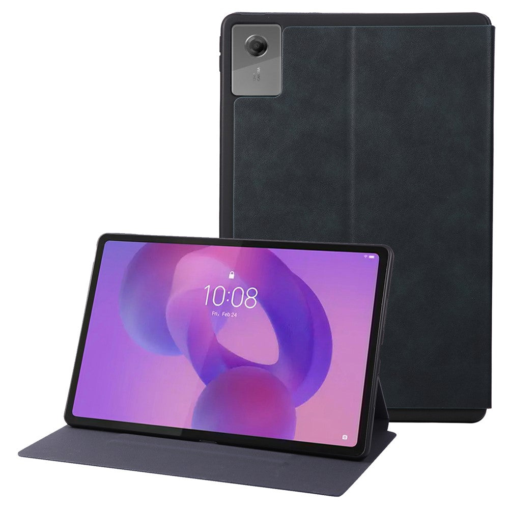 For Lenovo Idea Tab Plus Shockproof Case PU Leather Tablet Cover with Stand