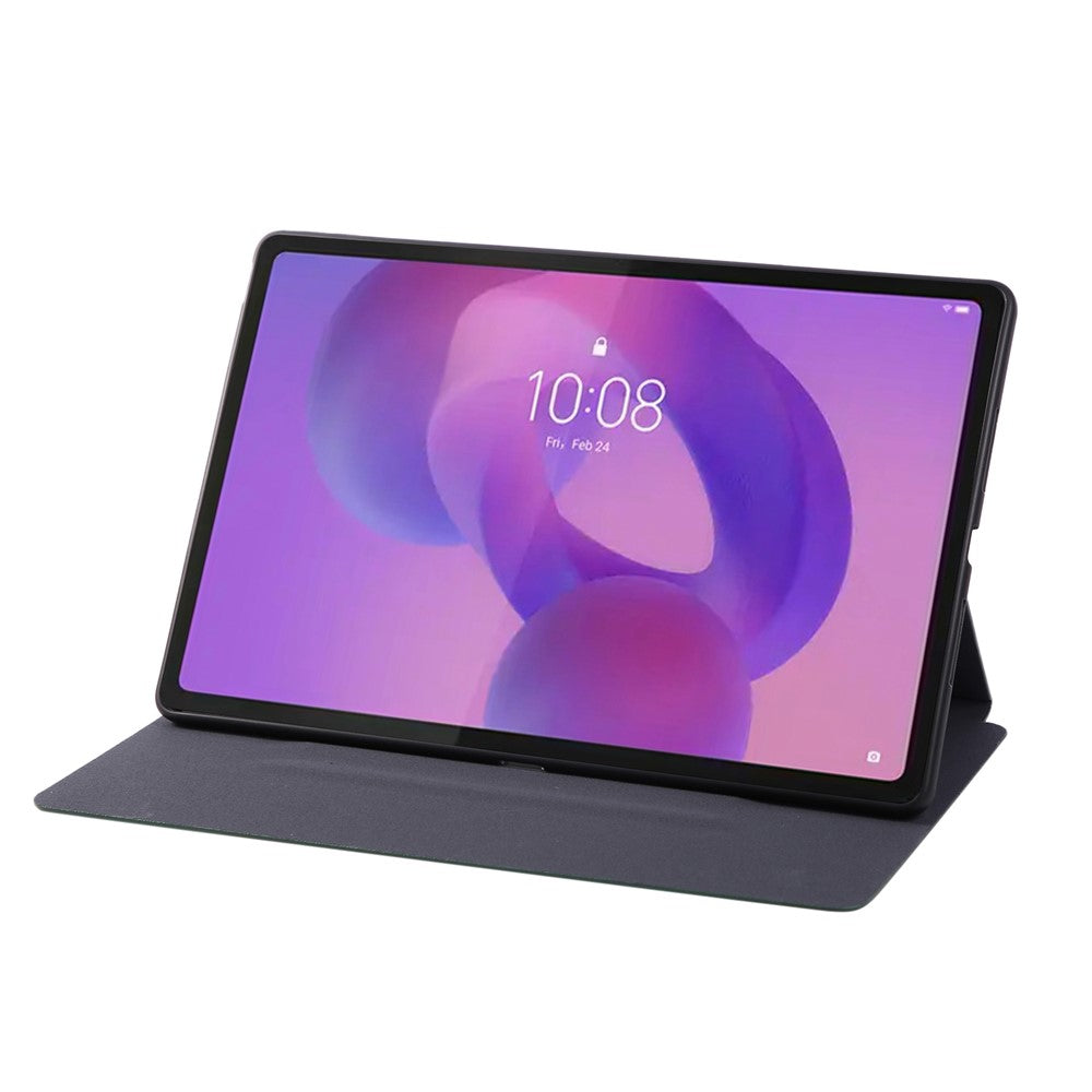 For Lenovo Idea Tab Plus Shockproof Case PU Leather Tablet Cover with Stand