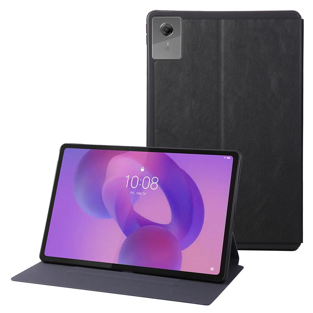 For Lenovo Idea Tab Plus Shockproof Case PU Leather Tablet Cover with Stand