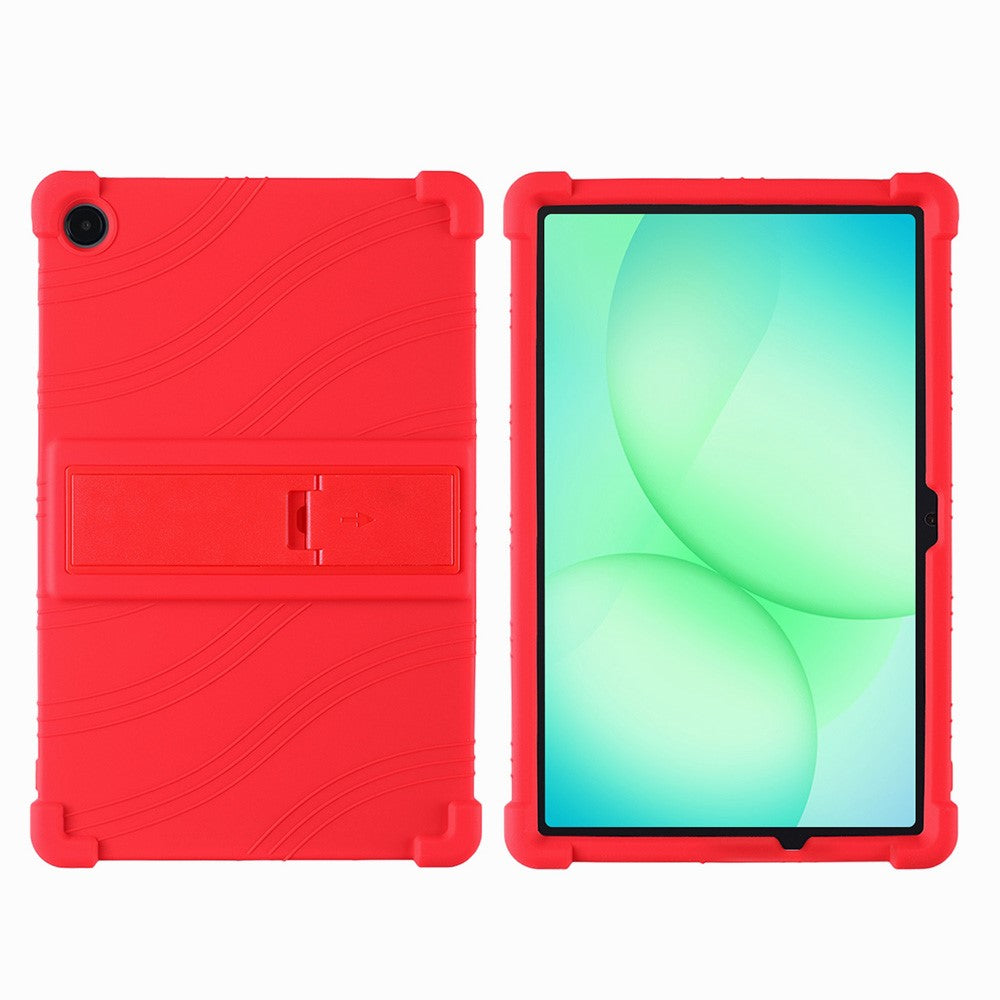 For Samsung Galaxy Tab A11+ Case Adjustable Kickstand Silicone Tablet Protective Cover