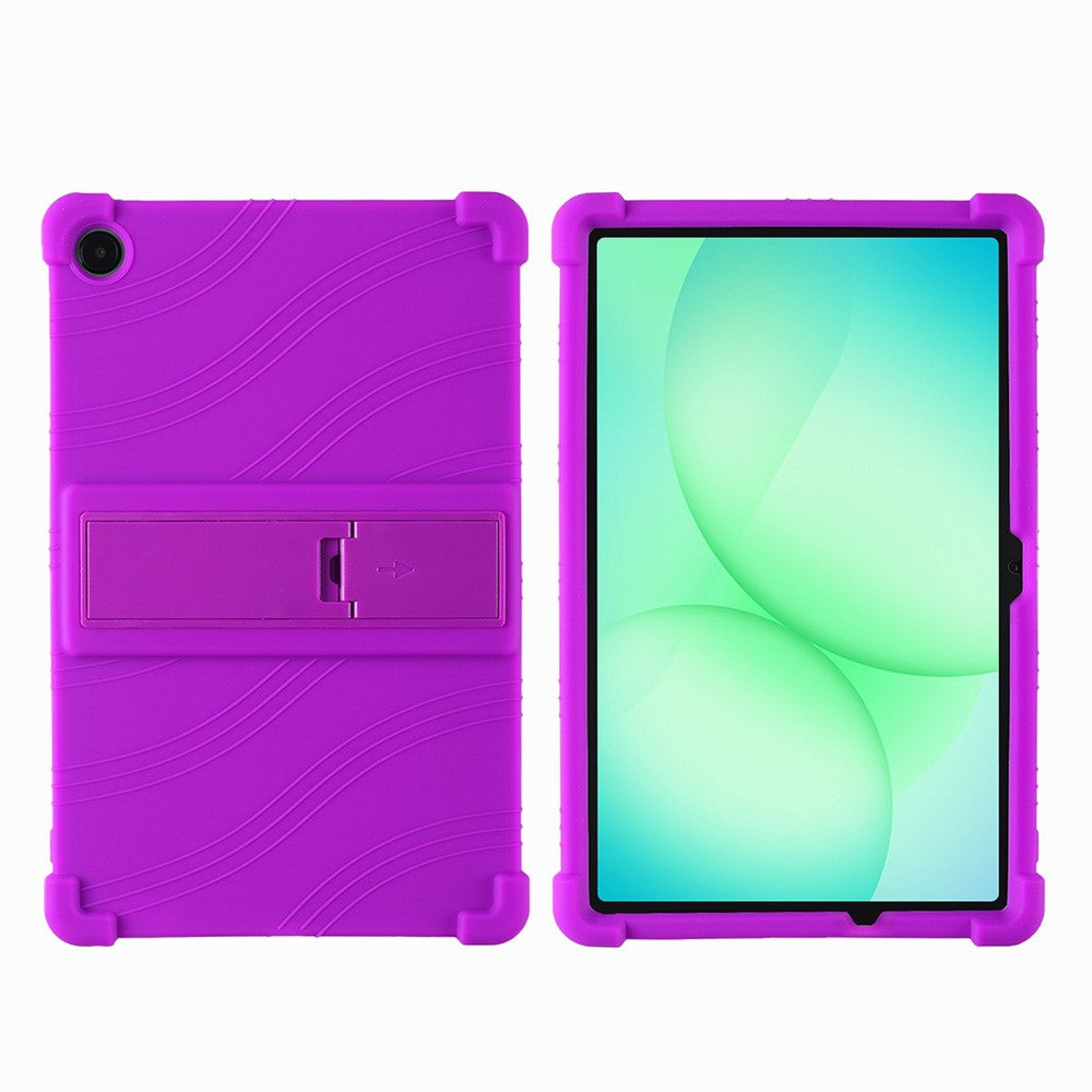 Funda protectora de silicona para tablet Samsung Galaxy Tab A11+ con soporte ajustable