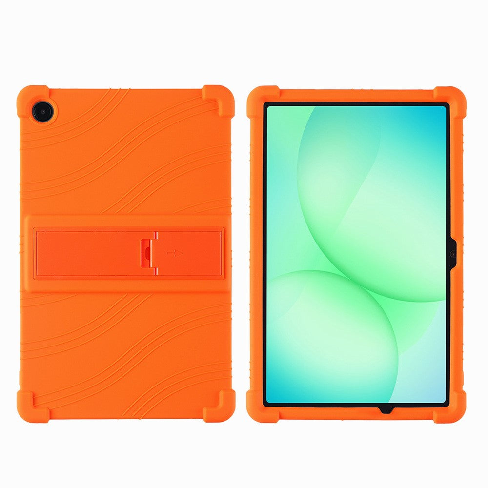 For Samsung Galaxy Tab A11+ Case Adjustable Kickstand Silicone Tablet Protective Cover