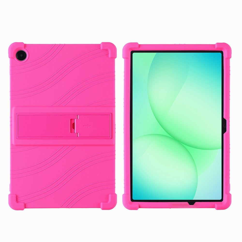 For Samsung Galaxy Tab A11+ Case Adjustable Kickstand Silicone Tablet Protective Cover