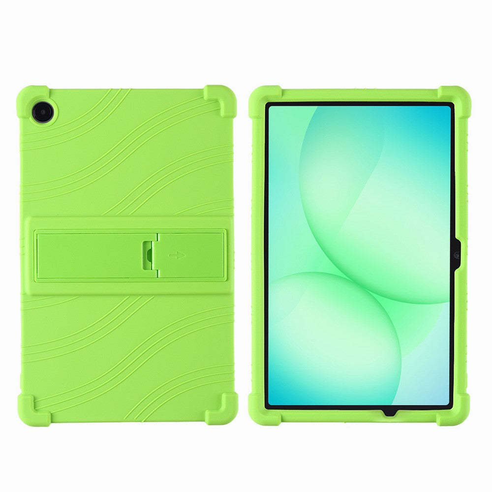 For Samsung Galaxy Tab A11+ Case Adjustable Kickstand Silicone Tablet Protective Cover