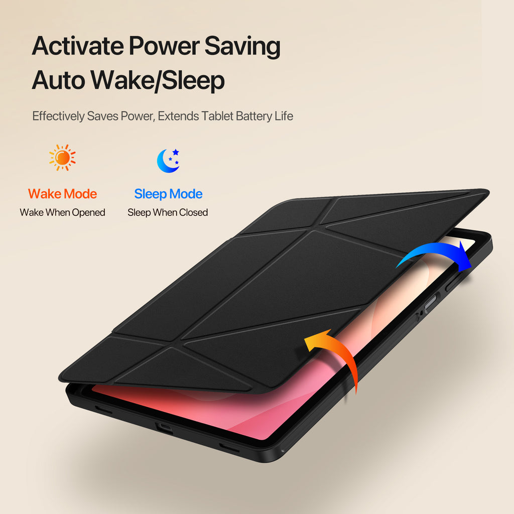 For Samsung Galaxy Tab S11 Tablet Case DUX DUCIS Vers Series Multi-function Folding Stand Leather Cover