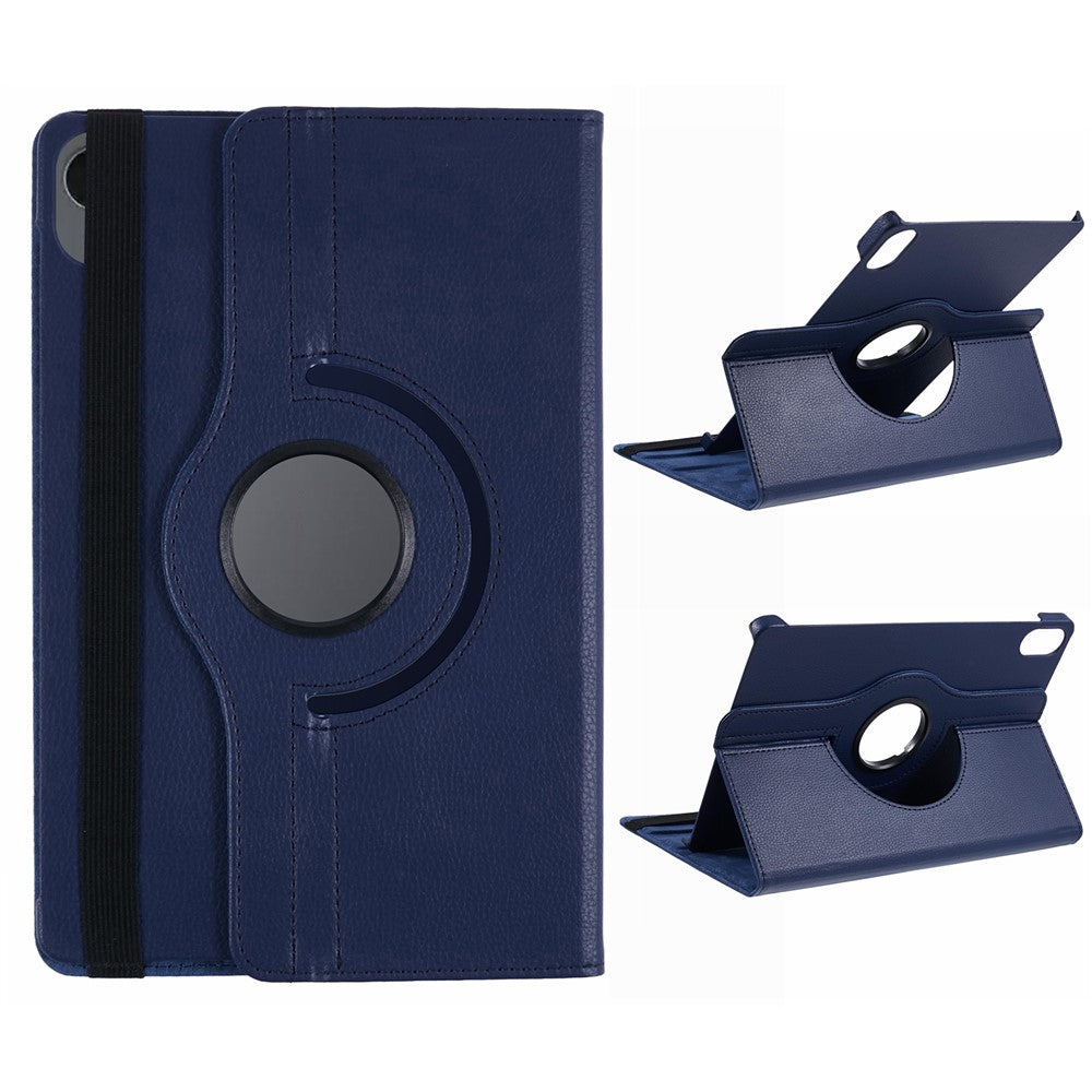 For Samsung Galaxy Tab S11 Case Rotating Stand PU Leather + PC Tablet Cover with Elastic Band