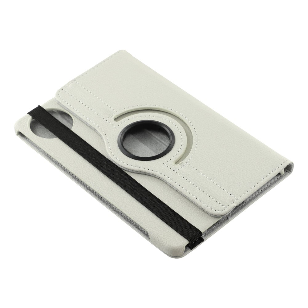 Étui pour Huawei MatePad Mini avec support rotatif, en cuir PU et coque pour tablette PC, doté d'un élastique.