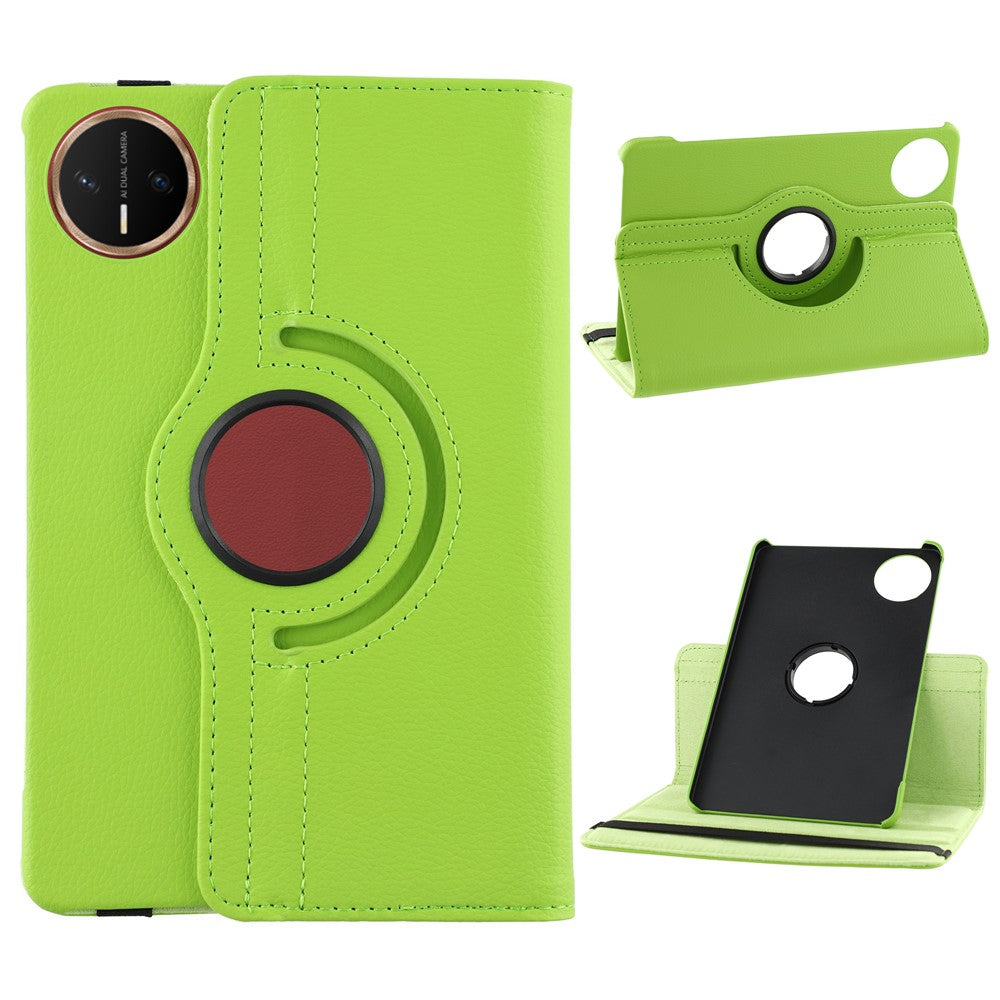 Étui pour Huawei MatePad Mini avec support rotatif, en cuir PU et coque pour tablette PC, doté d'un élastique.