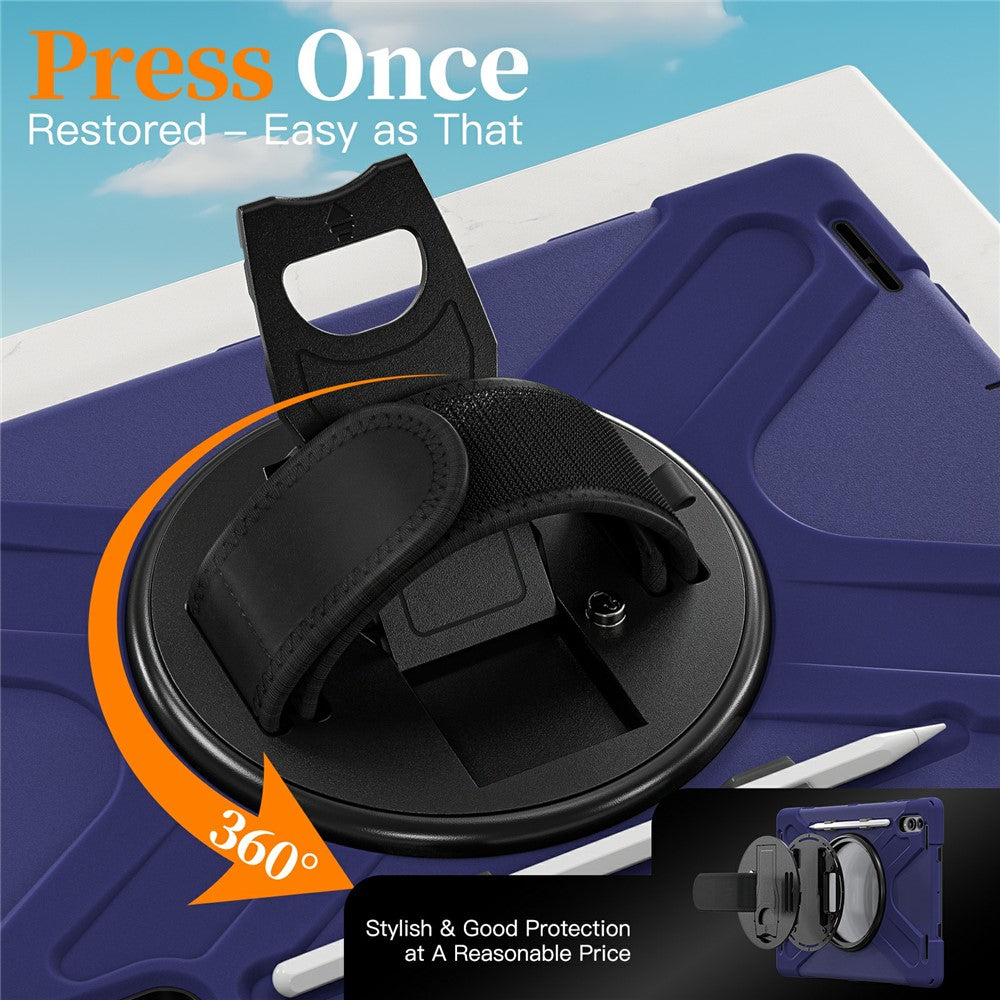 For Samsung Galaxy Tab S11 Ultra Case TPU + PC + Silicone Kickstand Anti Drop Tablet Cover