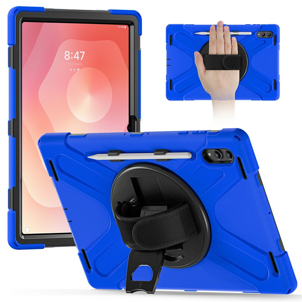 For Samsung Galaxy Tab S11 Ultra Case TPU + PC + Silicone Kickstand Anti Drop Tablet Cover