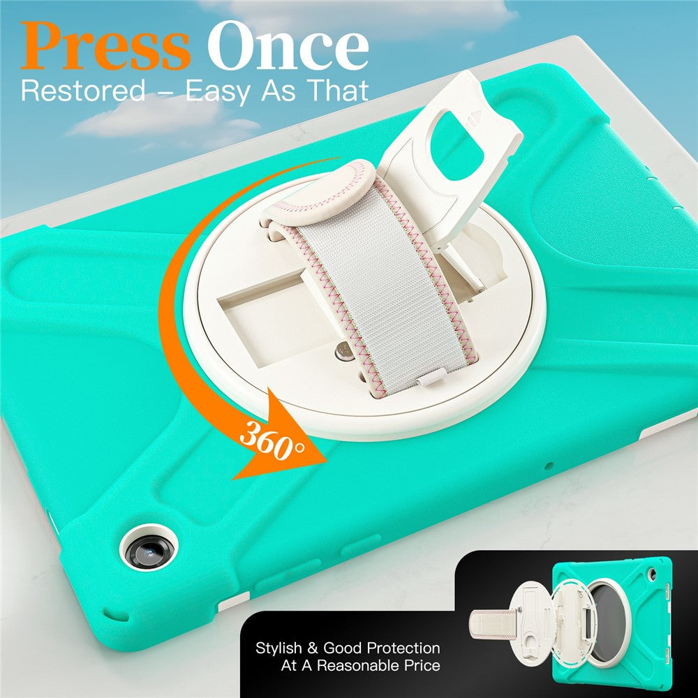 For Samsung Galaxy Tab A11+ Case TPU + PC + Silicone Kickstand Anti Drop Tablet Cover