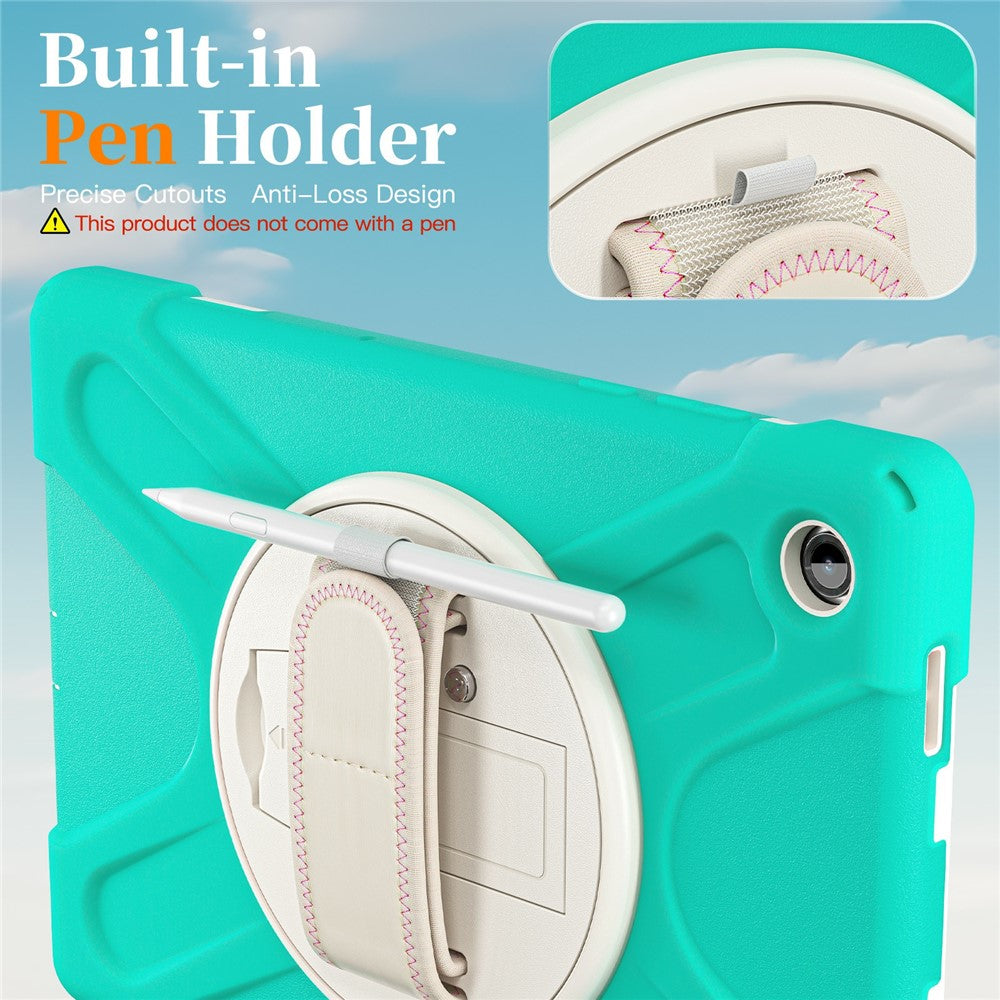 For Samsung Galaxy Tab A11+ Case TPU + PC + Silicone Kickstand Anti Drop Tablet Cover