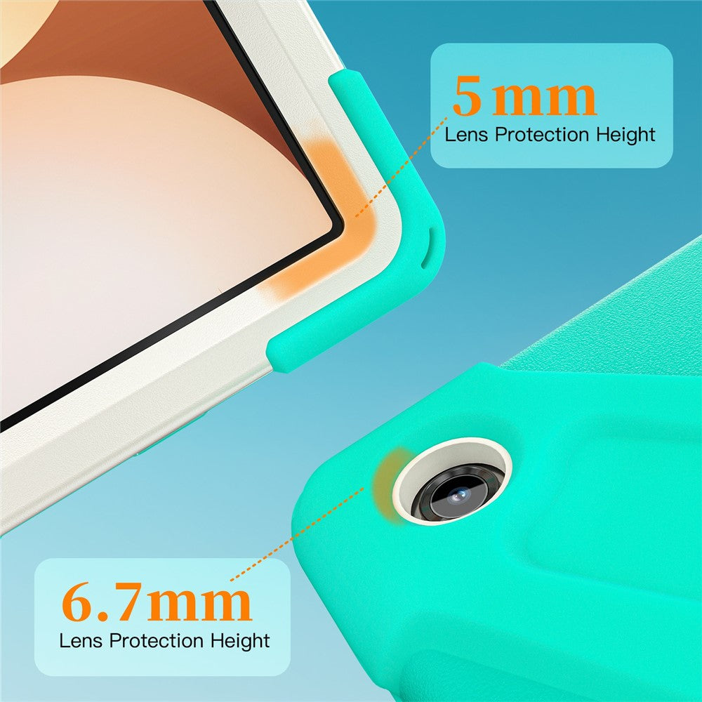 For Samsung Galaxy Tab A11+ Case TPU + PC + Silicone Kickstand Anti Drop Tablet Cover