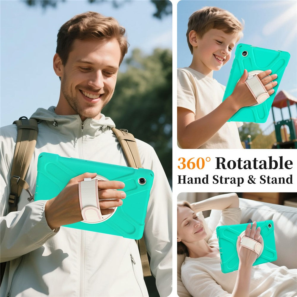 For Samsung Galaxy Tab A11+ Case TPU + PC + Silicone Kickstand Anti Drop Tablet Cover