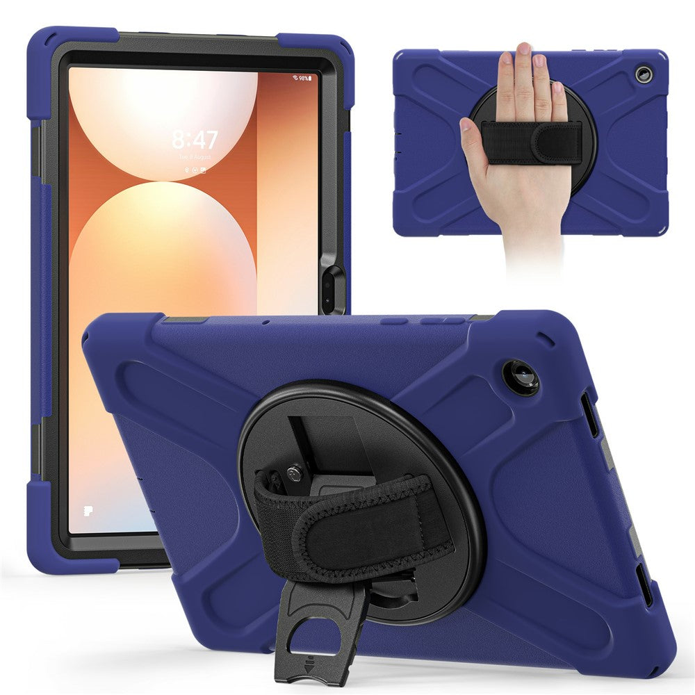 For Samsung Galaxy Tab A11+ Case TPU + PC + Silicone Kickstand Anti Drop Tablet Cover