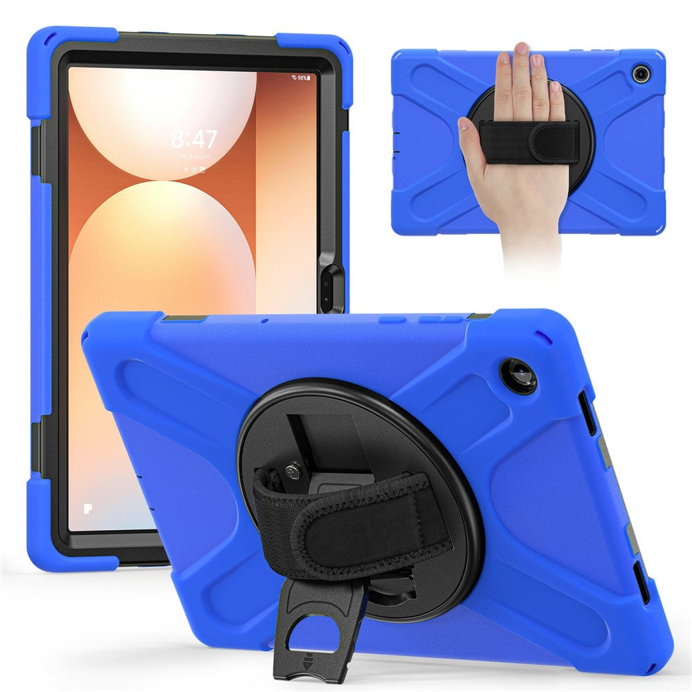 For Samsung Galaxy Tab A11+ Case TPU + PC + Silicone Kickstand Anti Drop Tablet Cover