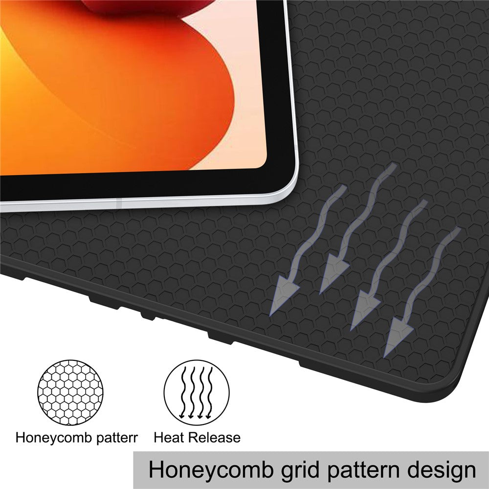 For Xiaomi Redmi Pad 2 Pro Stand Case Shock-Absorbent Leather Tablet Cover with Pen Slot