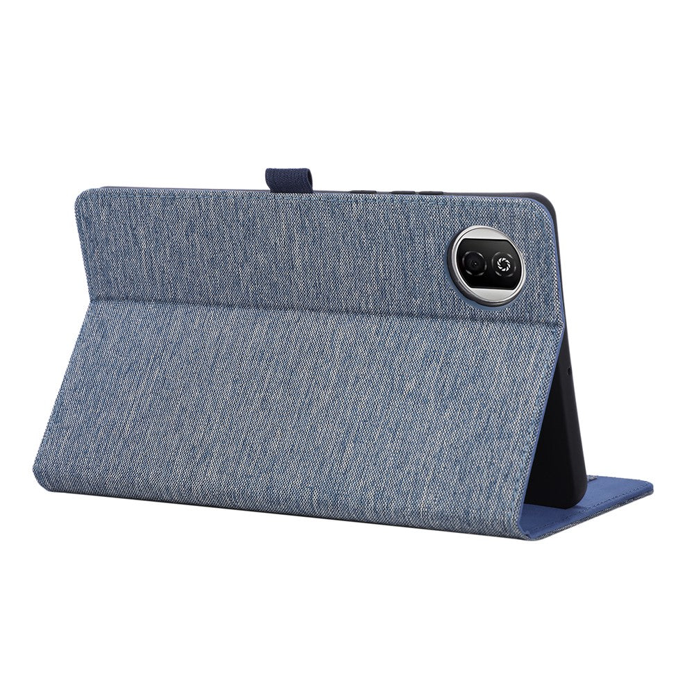 For Honor Pad X7 Case with Stand Card Holder Cloth Texture Leather Tablet Cover