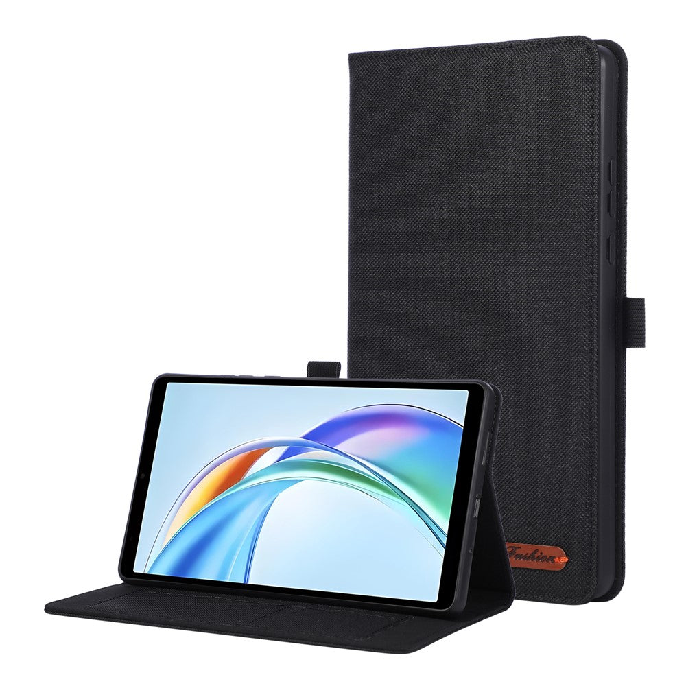For Honor Pad X7 Case with Stand Card Holder Cloth Texture Leather Tablet Cover