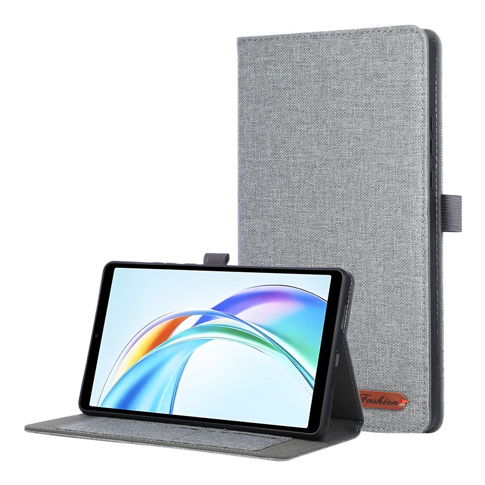 For Honor Pad X7 Case with Stand Card Holder Cloth Texture Leather Tablet Cover