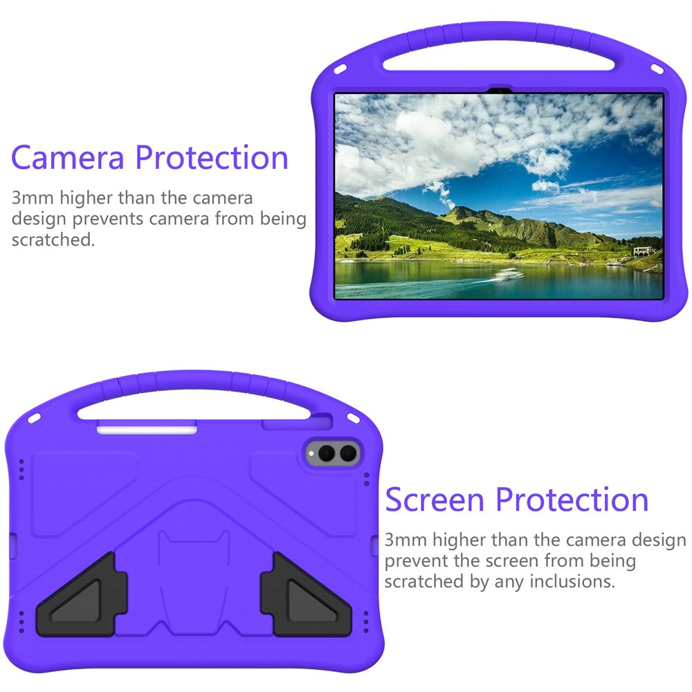 For Samsung Galaxy Tab S11 Ultra Case EVA Tablet Cover with Handle Kickstand Children Friendly