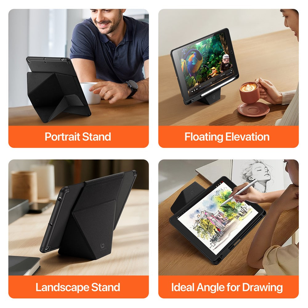 DUX DUCIS Vers Series Tablet Case for iPad 10.2 (2021) / (2020) / (2019) Stand Leather Cover